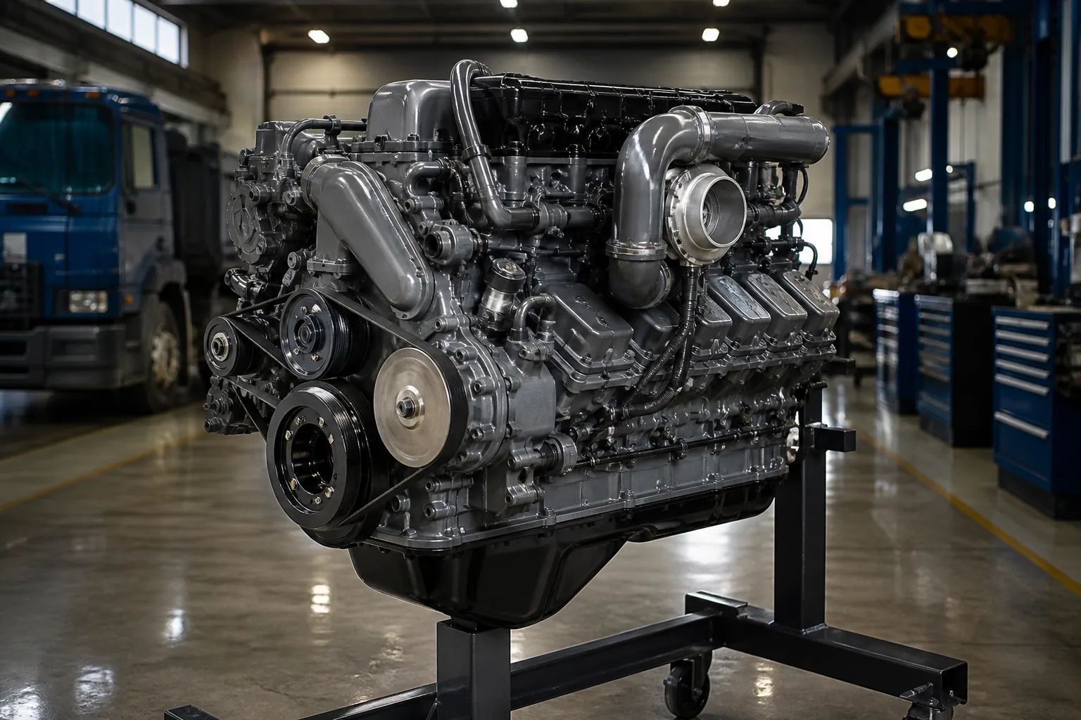 Diesel engine work during field service